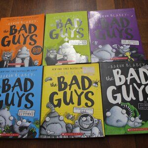 The Bad Guys Paperback Book Series #1-6 USED
